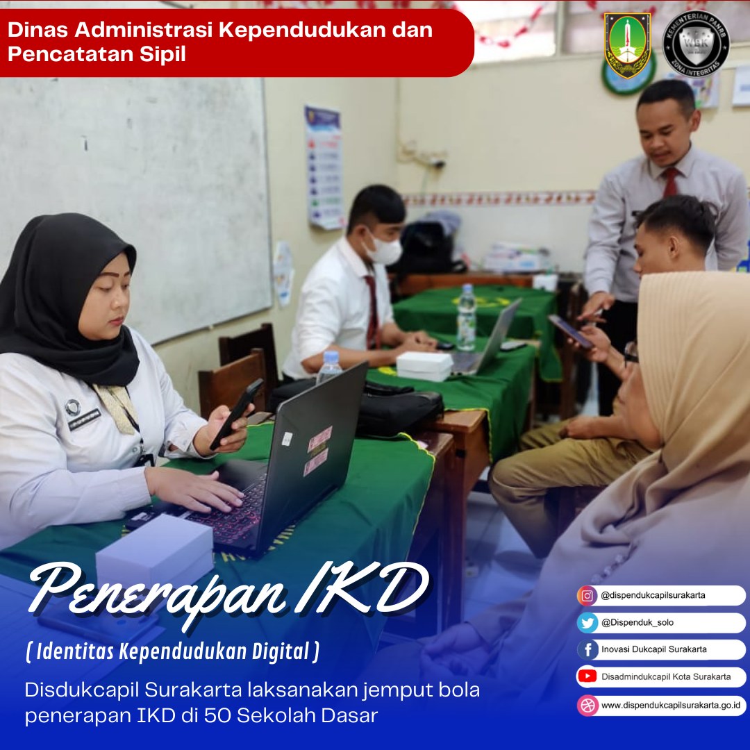 Disdukcapil Lakukan Jemput Bola Perekaman IKD Di 50 Sekolah Dasar Pada